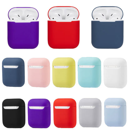 Compatible with Apple, Airpods soft silicone cases in different colors