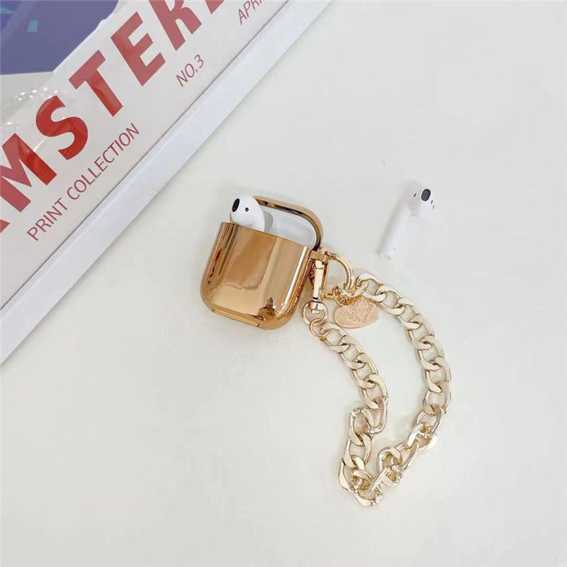 Gold Plating Heart Chain Wireless Headphone Cover( every variants comes with different airpod series!!!)