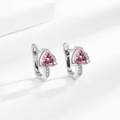 Loving Heart Zircon British Ear Clip